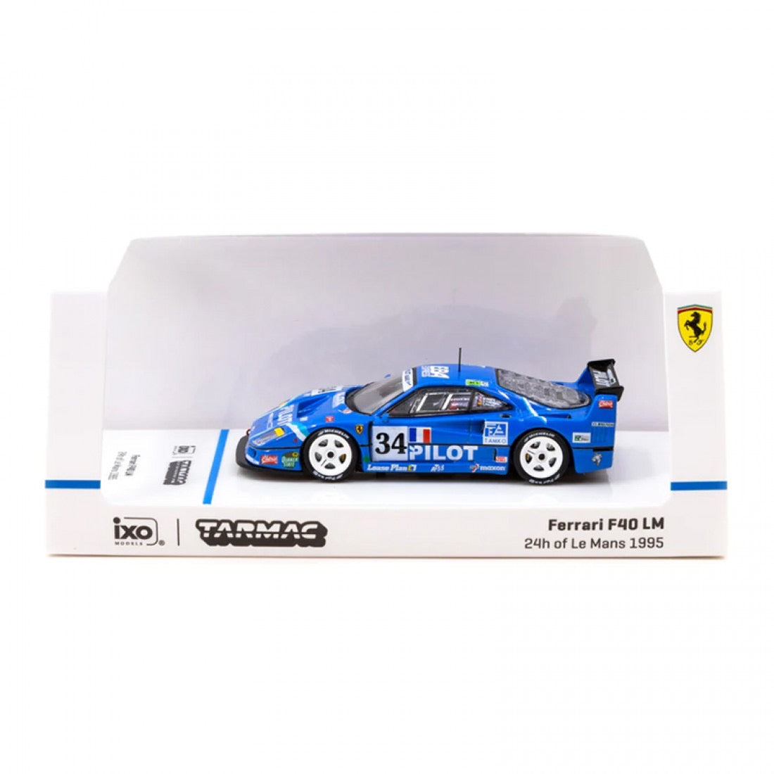 PRE-ORDER TARMAC - FERRARI F40 LM - 24TH OF LE MANS 1995