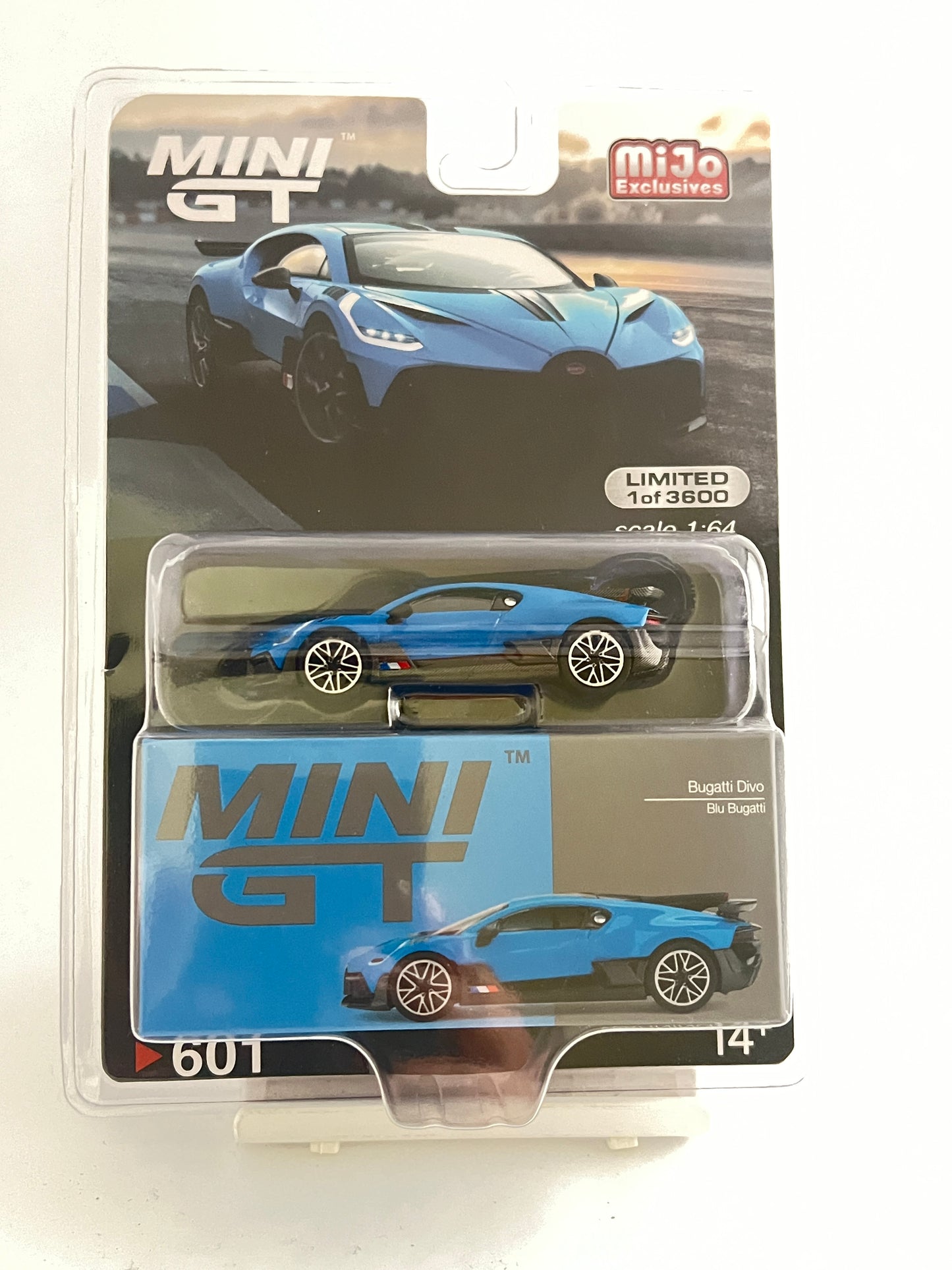 MINI GT - LIMITED EDITION - BUGATTI DIVO - BLU BUGATTI - IMPORTED