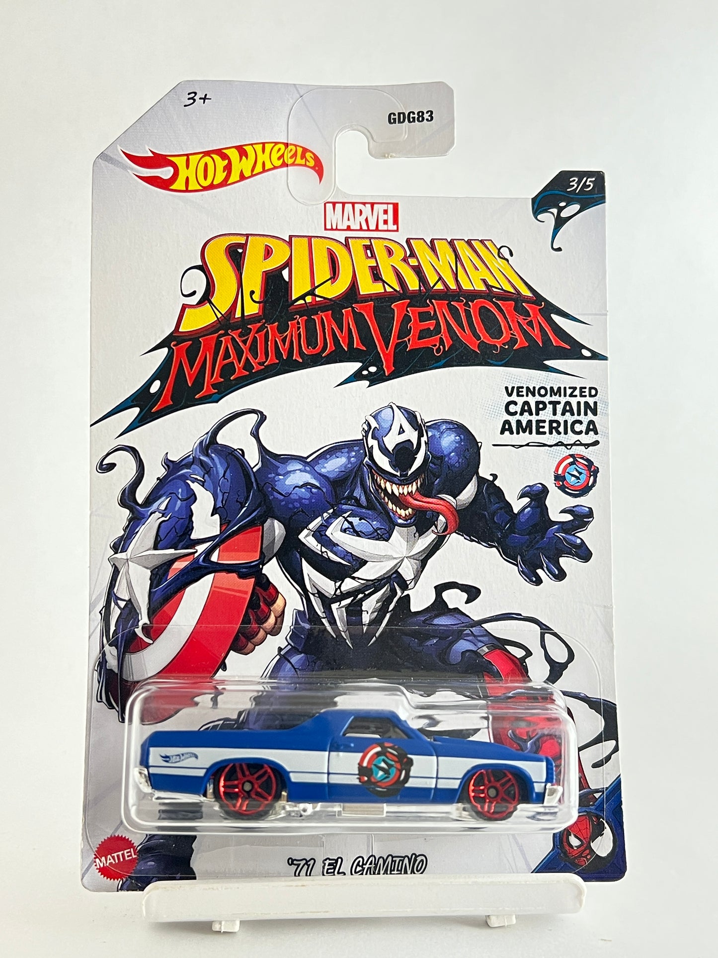 MILD HAIRLINE CRACK - VENOMIZED CAPTAIN AMERICA - 71 EL CAMINO - 1A