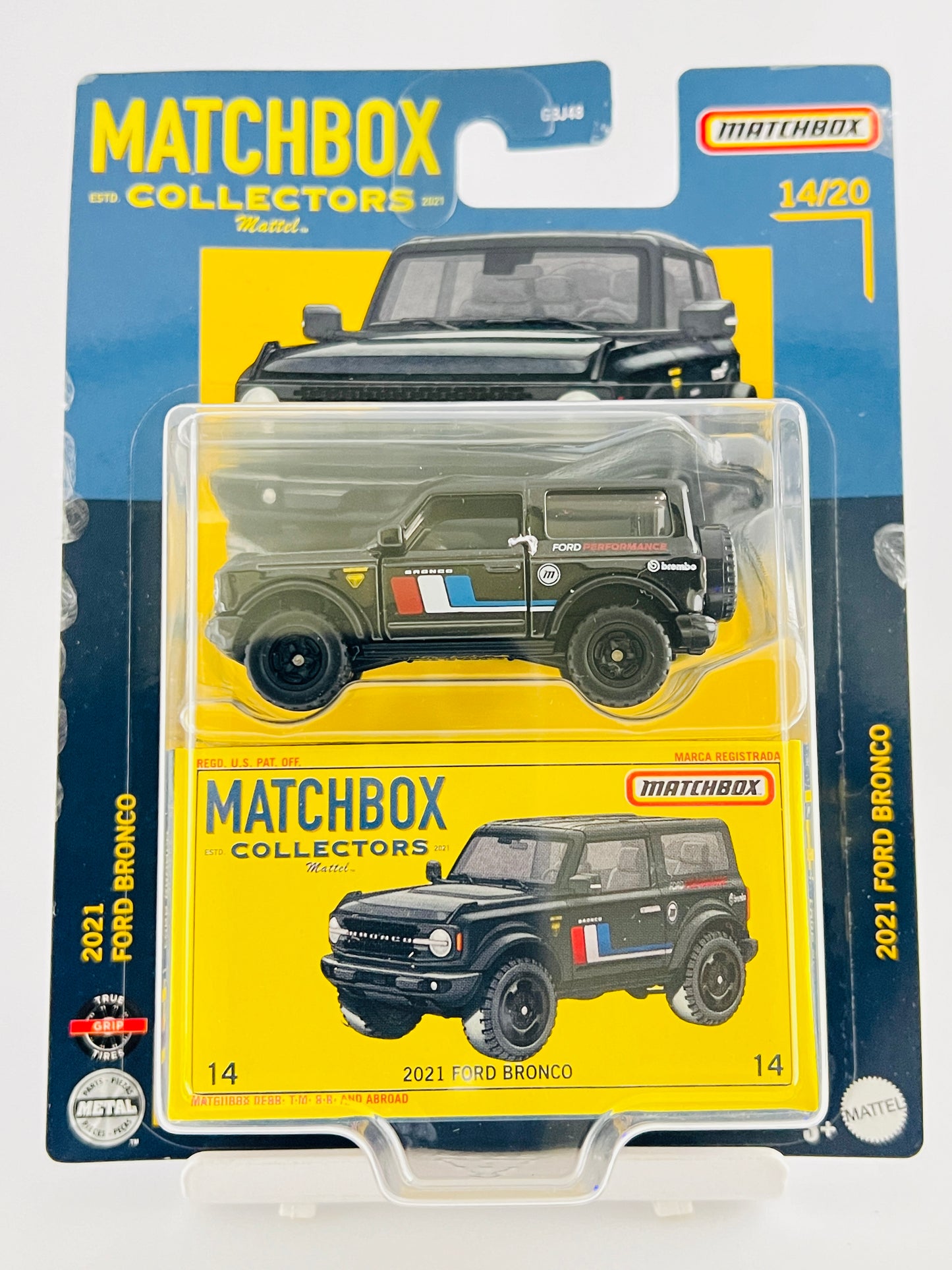 MATCHBOX COLLECTORS EDITION - 2021 FORD BRONCO