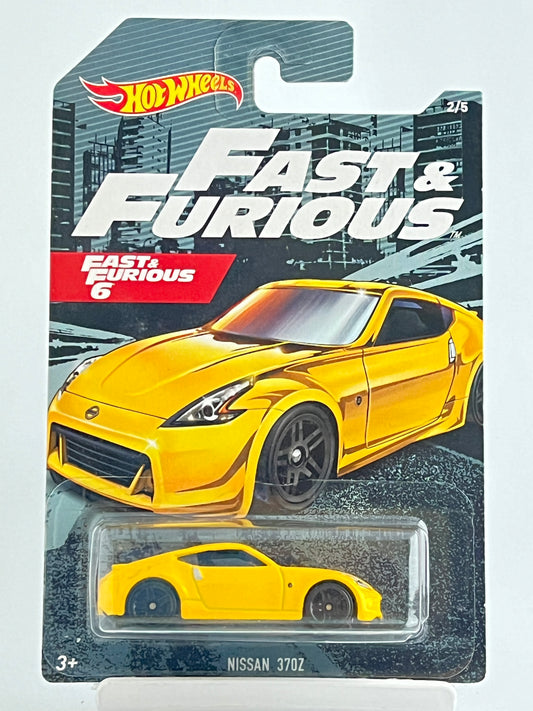 FAST AND FURIOUS - NISSAN 370Z - YELLOW - BLISTER CRACK -5D