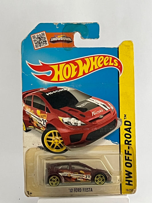 12 FORD FIESTA - BLISTER AND CARD DAMAGE